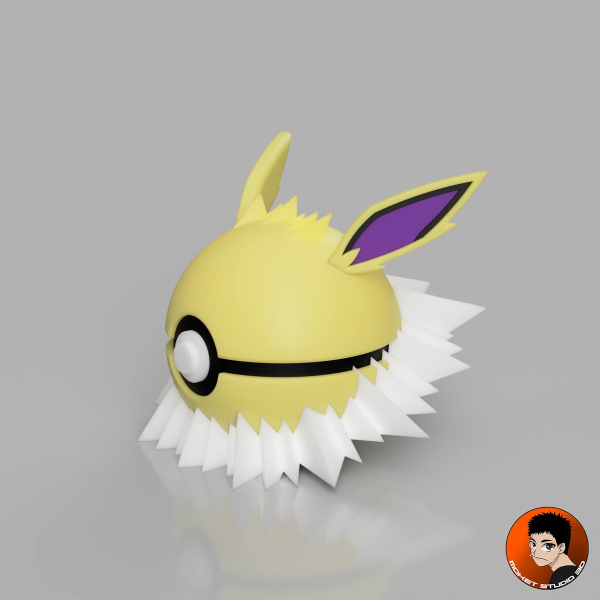 #0135 Jolteon - Hand-made Pokémon Collector's Decorative 3D Print Item