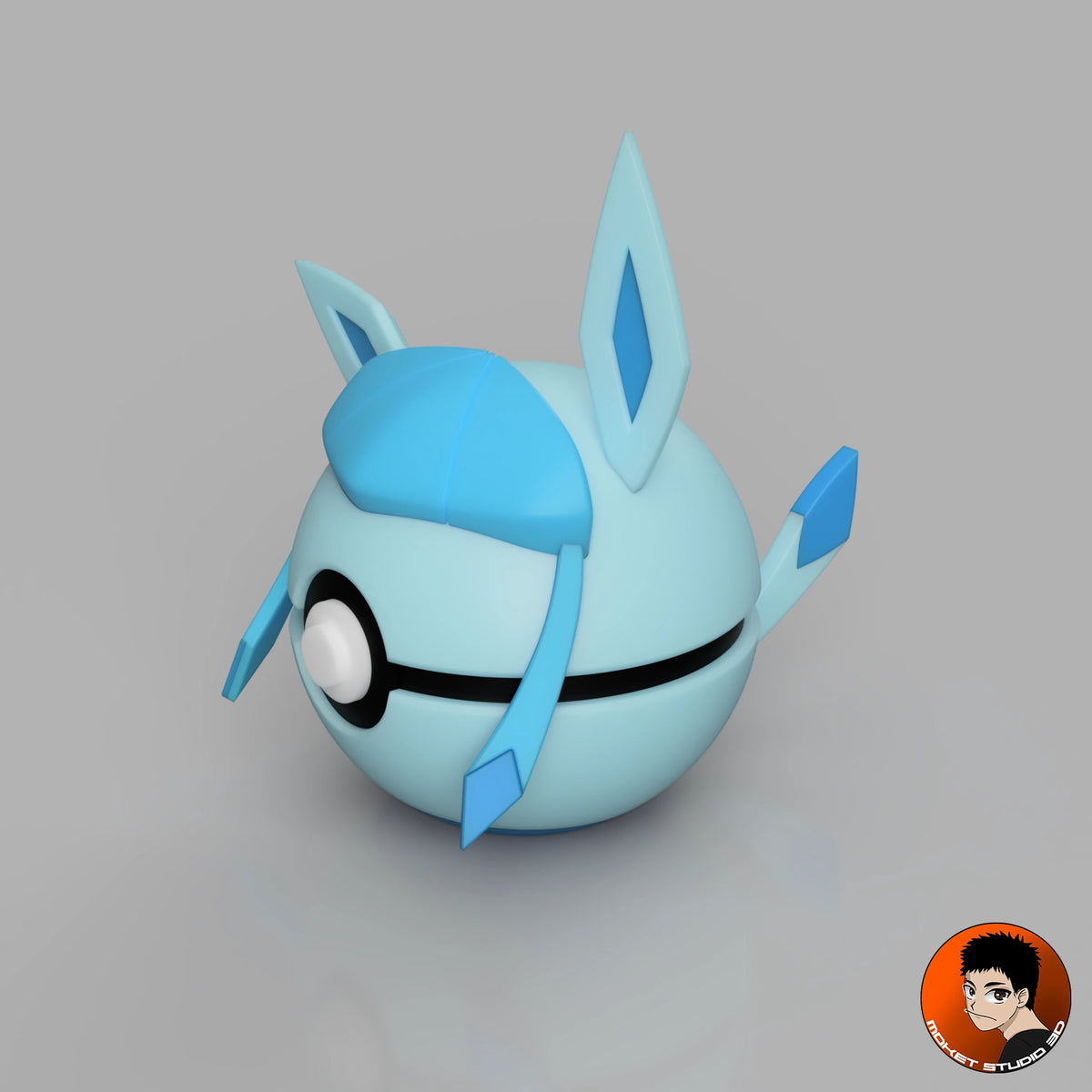 #0471 Glaceon - Handmade 3D Printed Pokémon Collector Decor Item