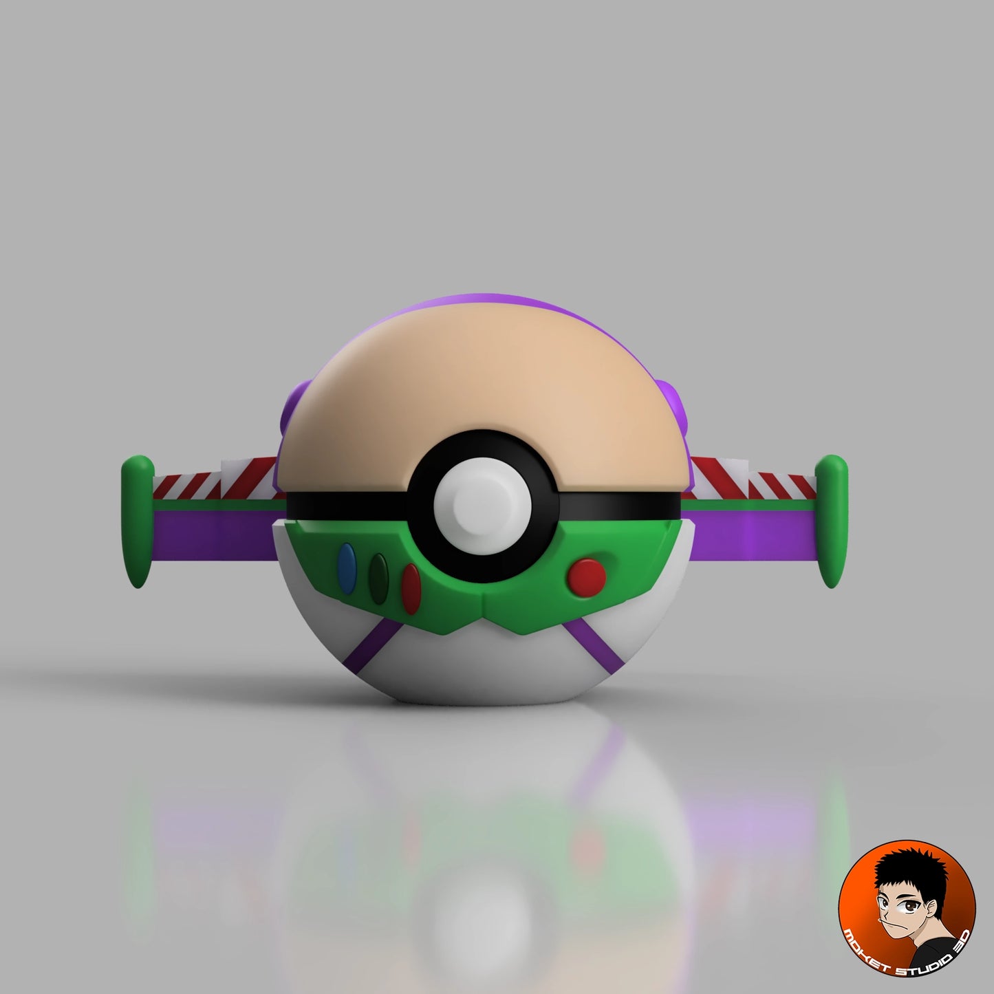 MS3D Ball Buzz l’Éclair en PLA – Vers l’infini… et au-delà de votre collection !