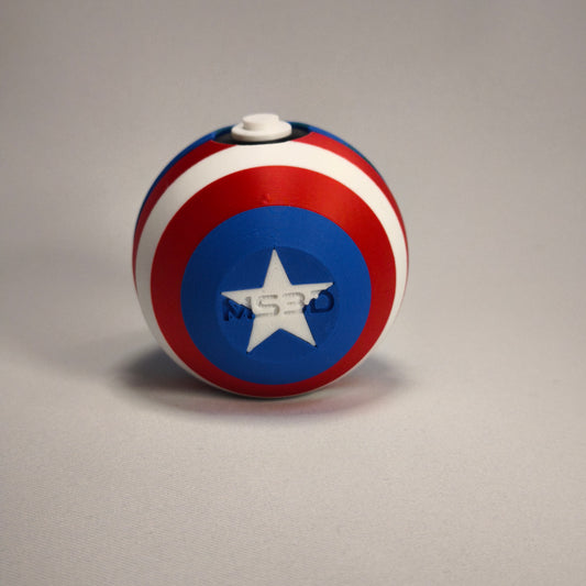 MS3D Ball Captain America – La Force d’un Super-Soldat pour Vos Captures !