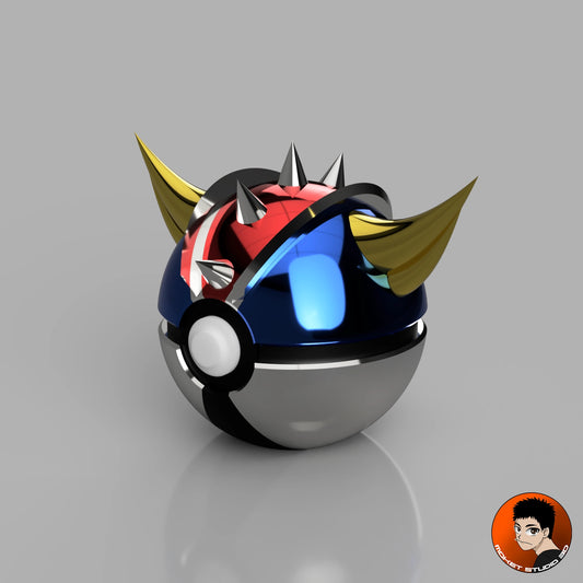 MS3D Ball Goldorak – Fusionnez l’Univers des Méchas et des Dresseurs ! 🤖⚡