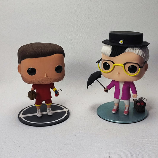 Figurine style pop personnalisée en résine