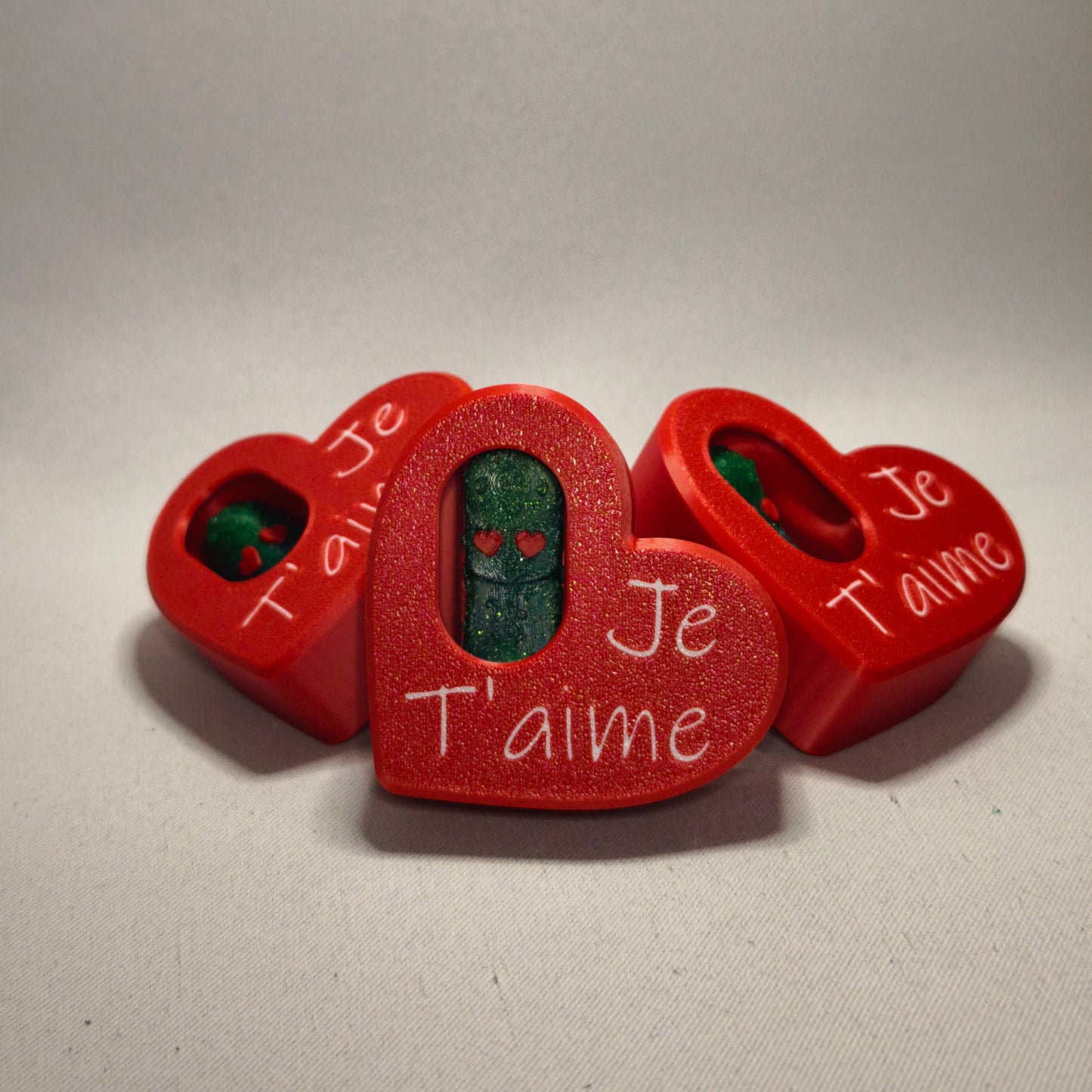 Porte-clé Fidget Cornichons "Mr. Pickles" en PLA - Spécial Saint-Valentin