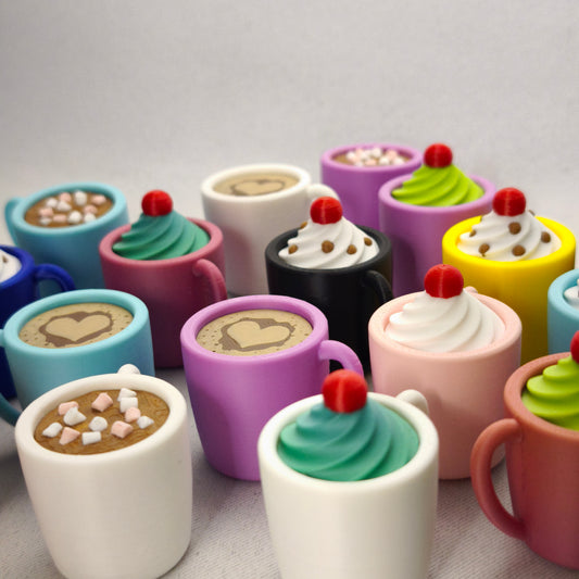 Porte-clé Tasse Anti-Stress - Personnalisez Votre Moment de Détente !