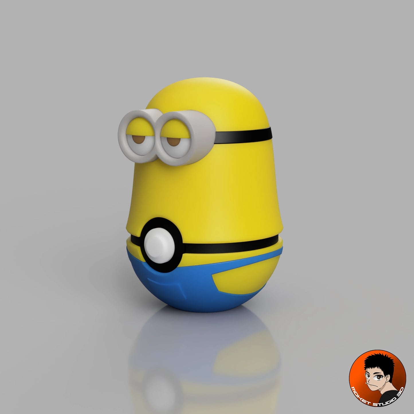 MS3D Ball Minion Kevin – Le grand frère protecteur de la bande ! 💛👓🍌