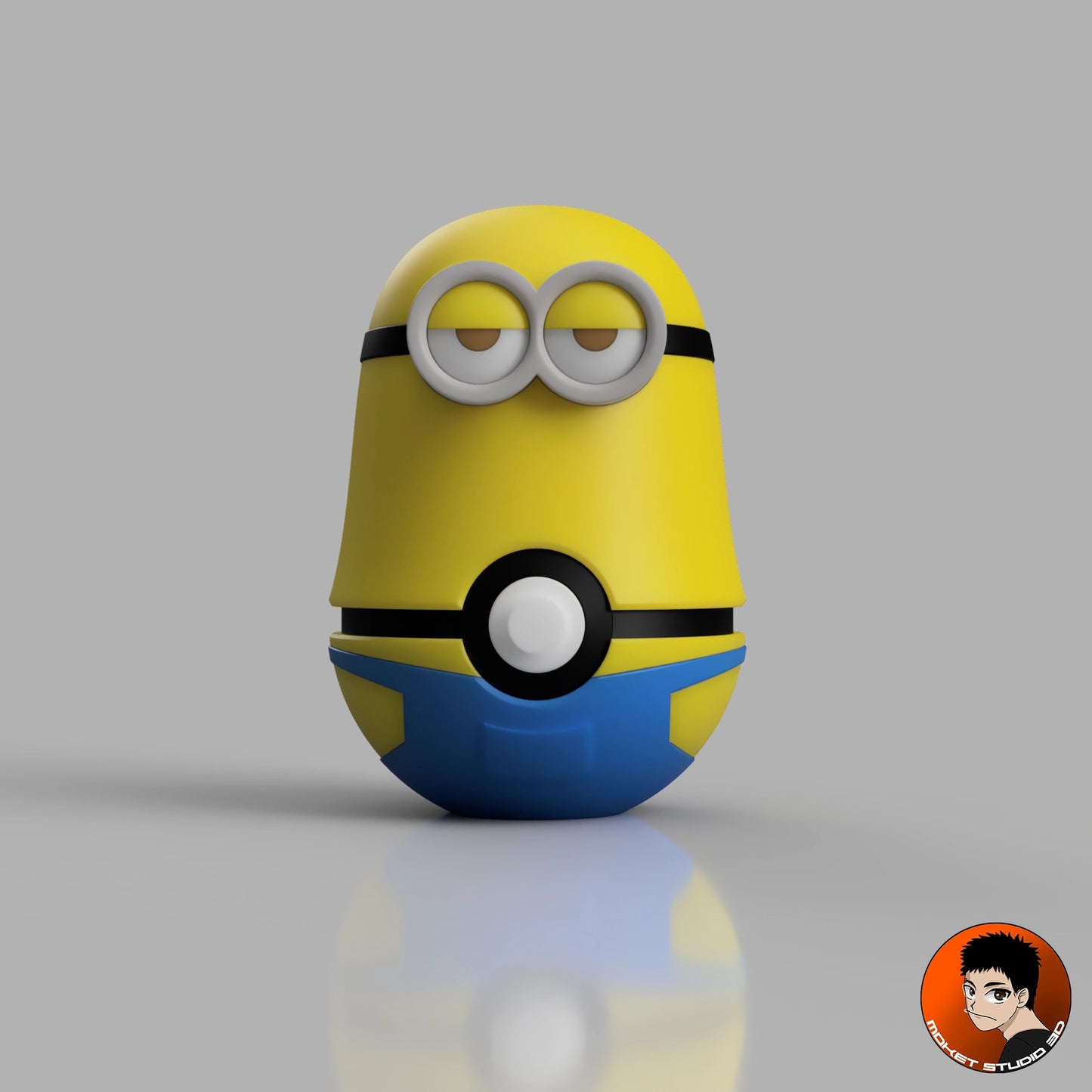 MS3D Ball Trio Minions avec support de présentation – Bob, Stuart & Kevin réunis ! 💛👓🍌