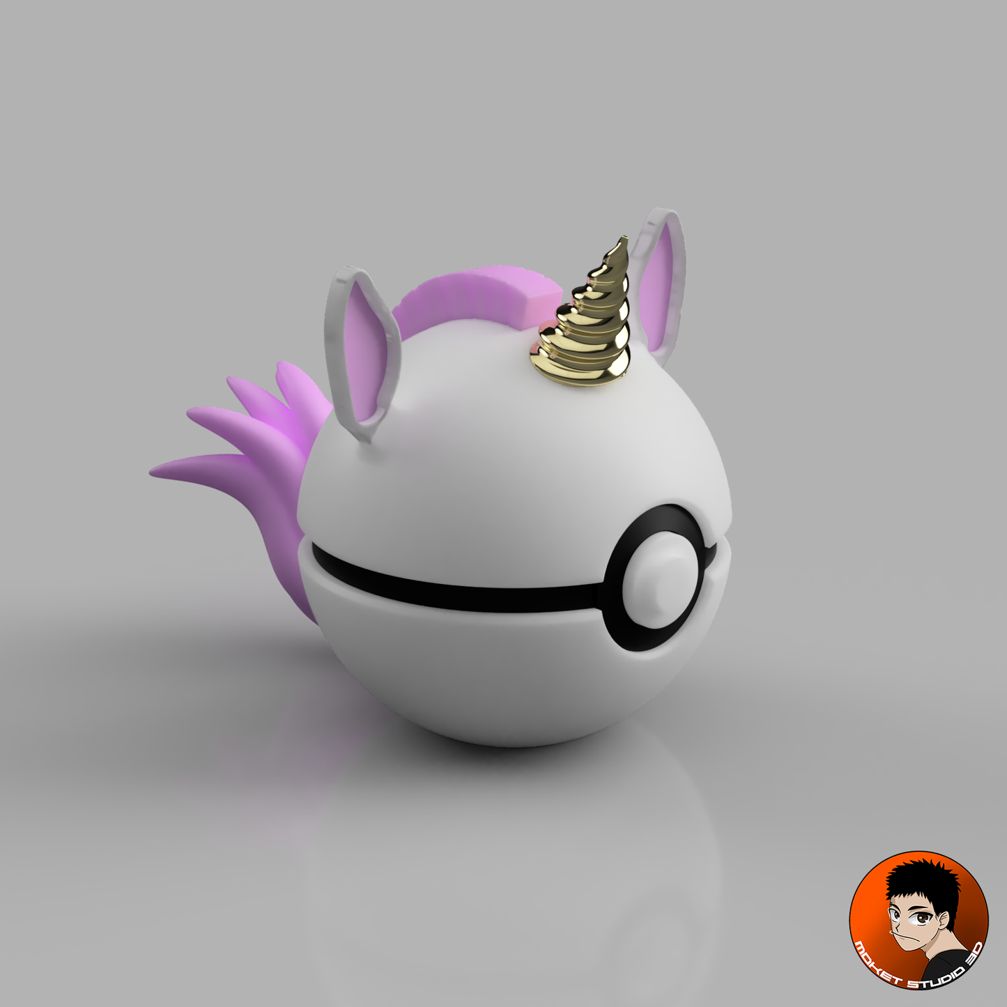 MS3D Ball Licorne – Magie, couleurs et douceur réunies dans une sphère féérique ! 🦄🌈