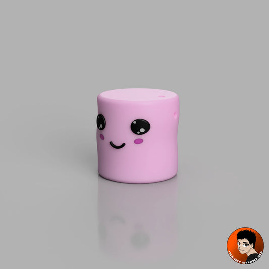 Porte-clé Kawaii – Mme Marshmallow