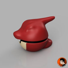 #0005 Reptincel - Objet déco collector Pokémon fait main en impression 3D