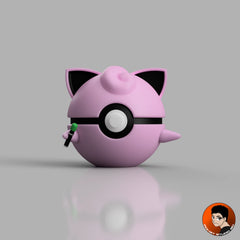 #0039 Rondoudou -Objet déco collector Pokémon fait main en impression 3D