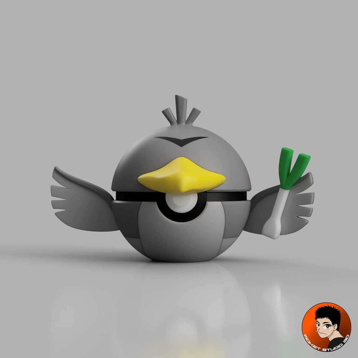 #0083 Porenta - Pokémon Sammler-Dekorationsobjekt handgefertigt im 3D-Druck