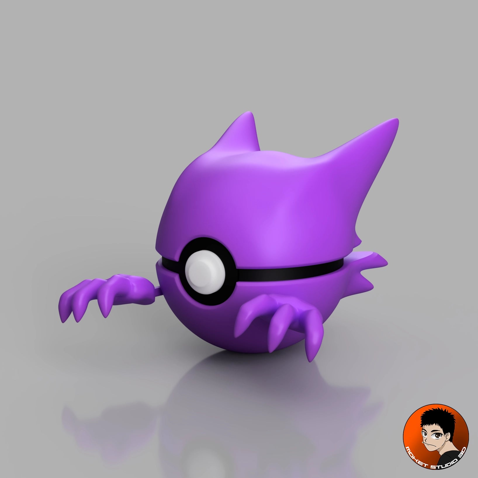 #0093 Spectrum - Objet déco collector Pokémon fait main en impression 3D