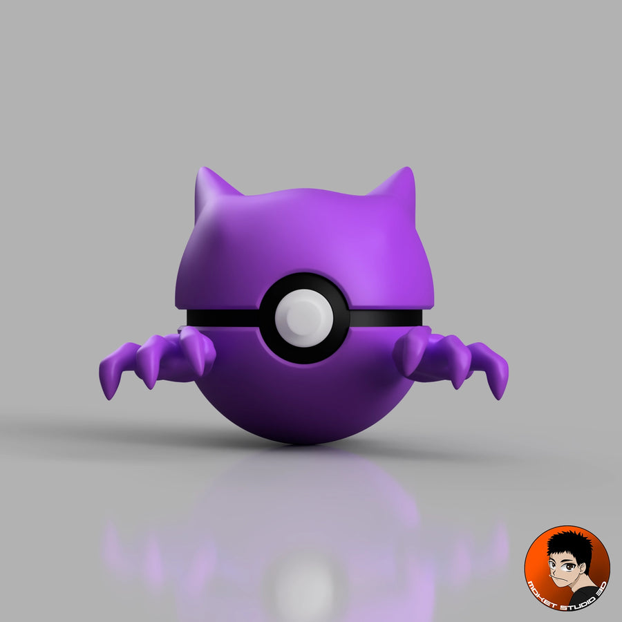 #0093 Spectrum - Objet déco collector Pokémon fait main en impression 3D