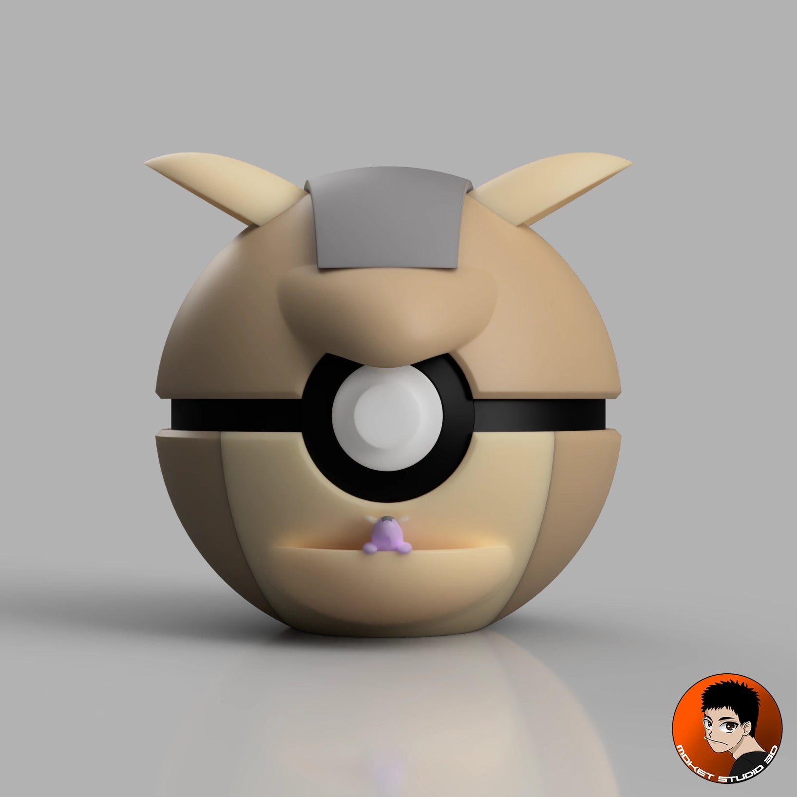 #0115 Kangourex - Objet déco collector Pokémon fait main en impression 3D