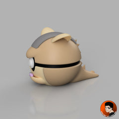 #0115 Kangourex - Objet déco collector Pokémon fait main en impression 3D