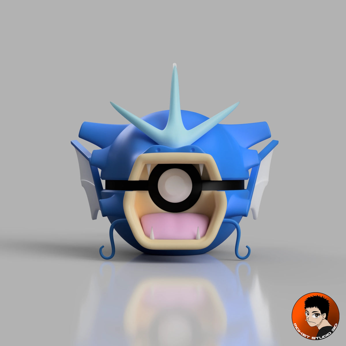 #0130 Gyarados - Handmade 3D Printed Pokémon Collector Decor Item