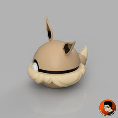 #0133 Evoli - Objet déco collector Pokémon fait main en impression 3D