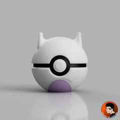 #0150 Mewtwo - Objet déco collector Pokémon fait main en impression 3D
