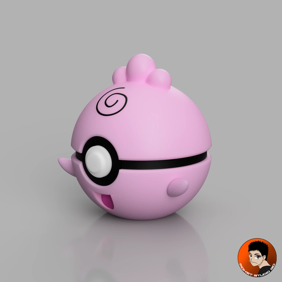 #0174 Igglybuff - Collectible Pokémon Decorative Item, Handcrafted with 3D Printing