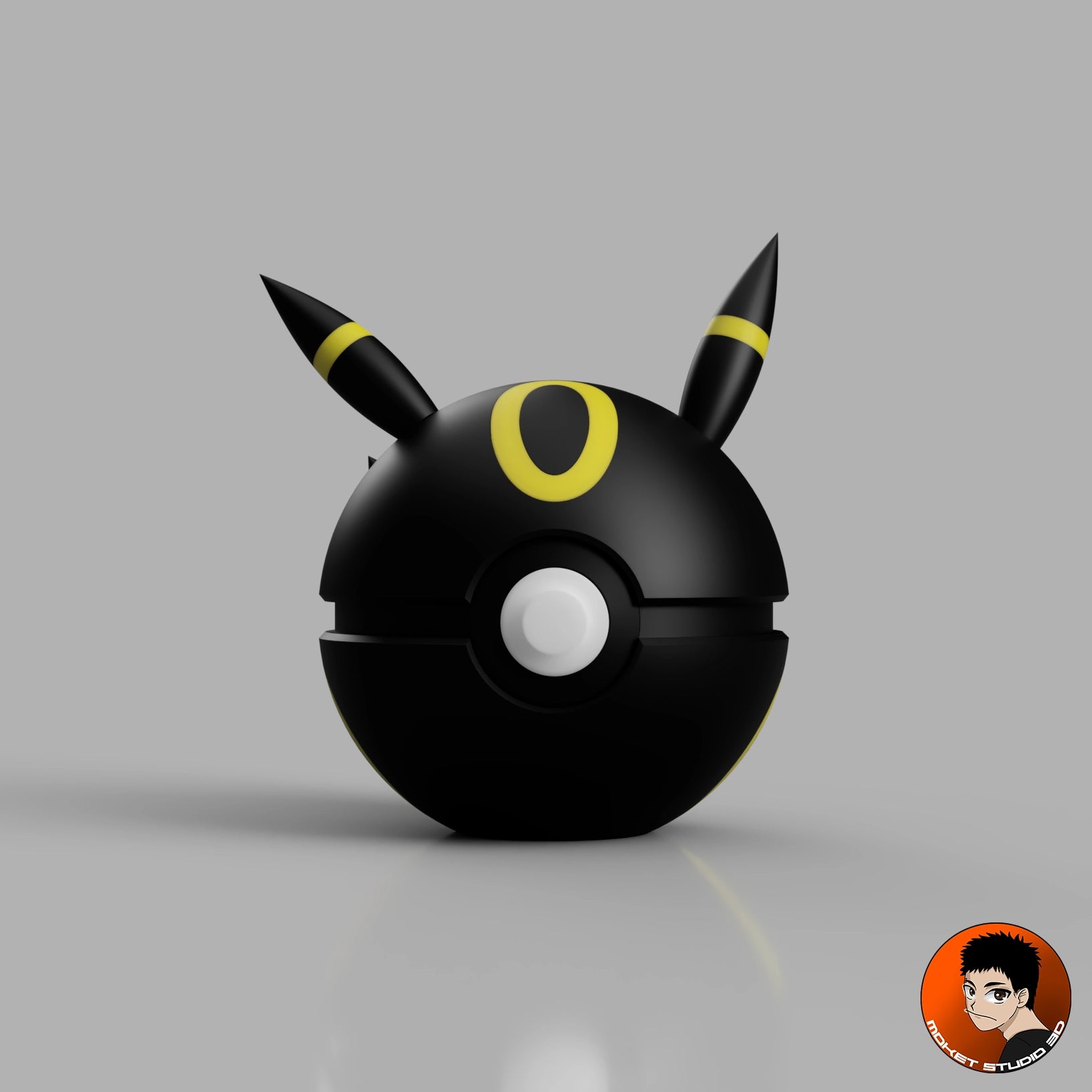 #0197 Noctali - Objet déco collector Pokémon fait main en impression 3D