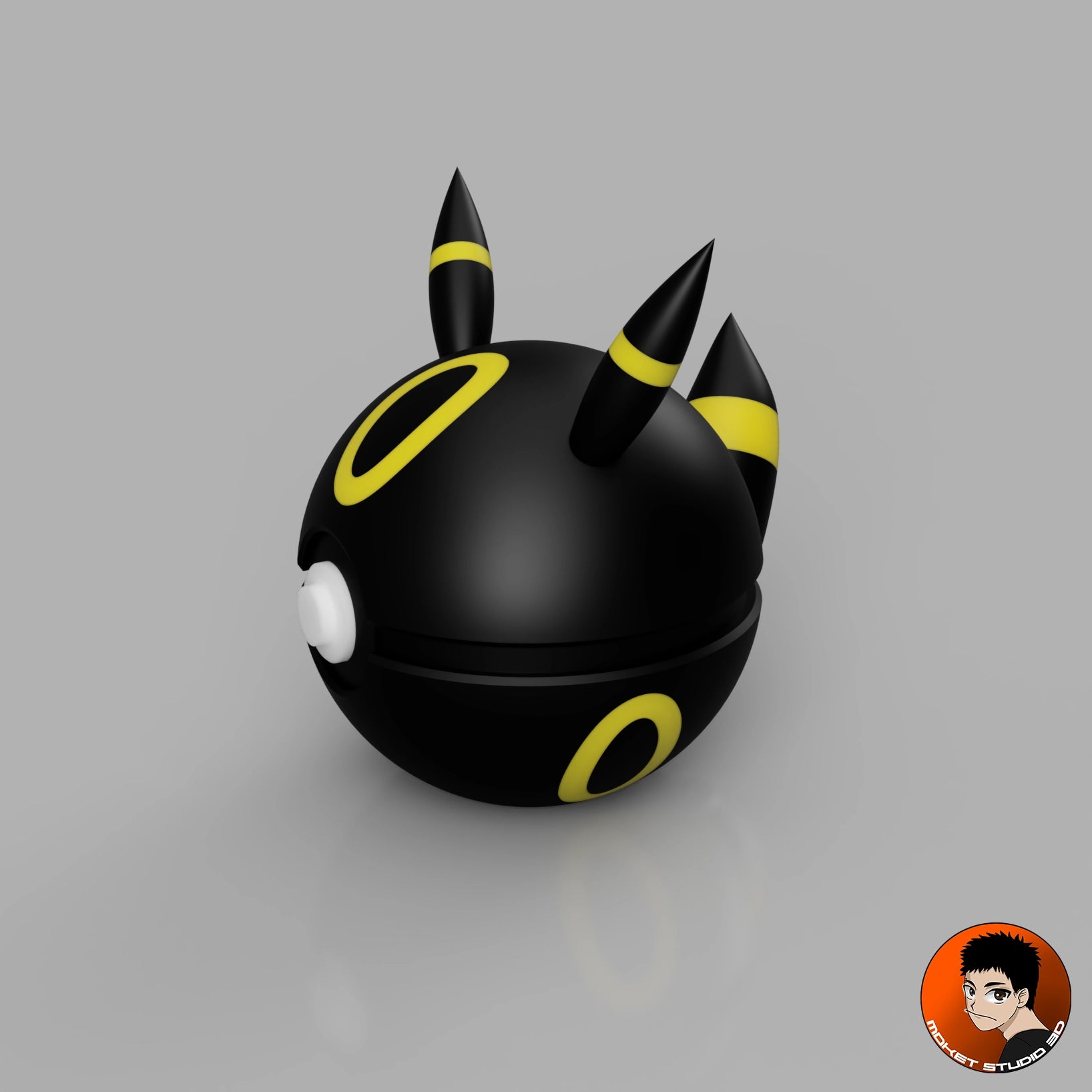 #0197 Noctali - Objet déco collector Pokémon fait main en impression 3D