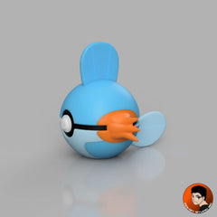 #0258 Gobou - Objet déco collector Pokémon fait main en impression 3D