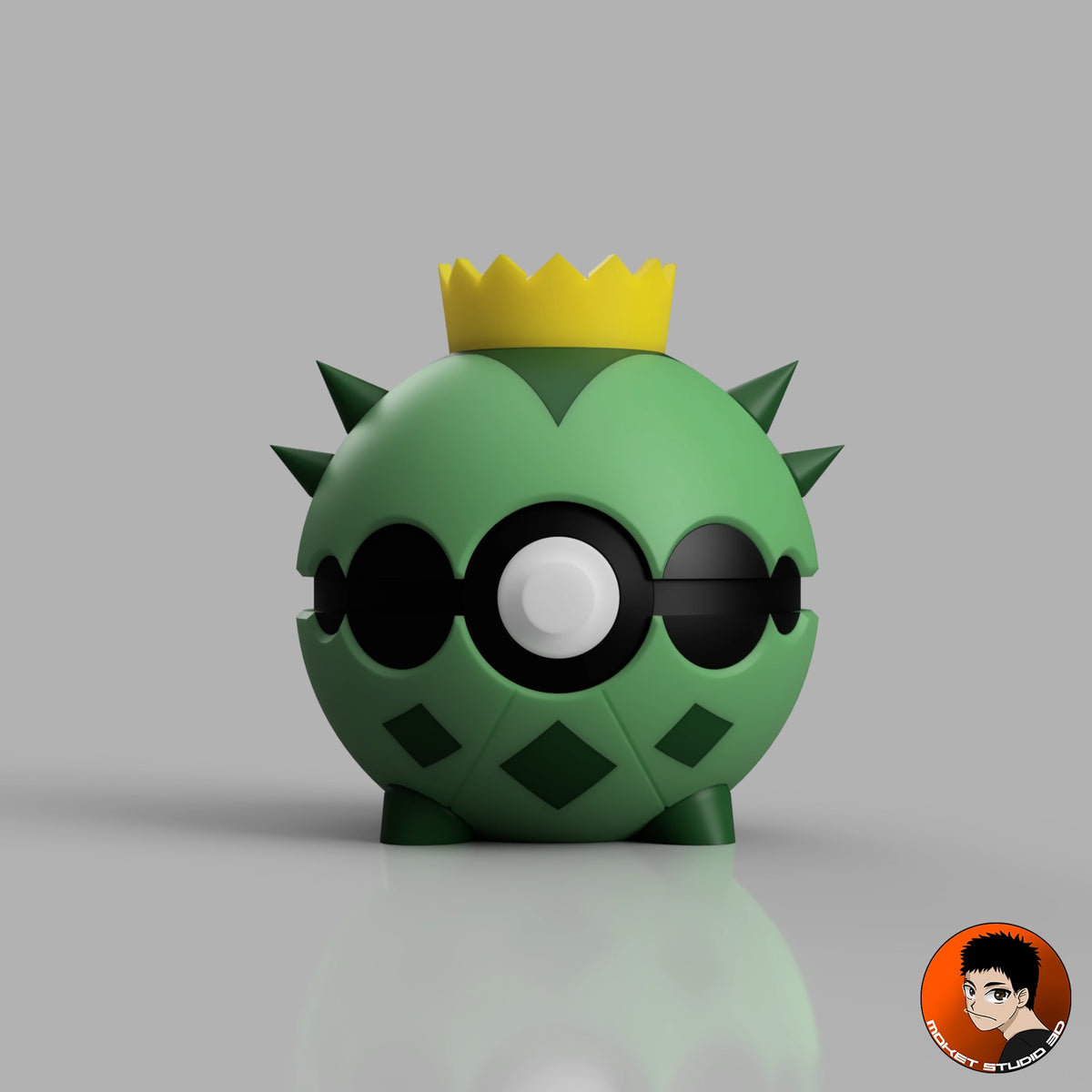 #0331 Cacnea - Pokémon handmade 3D printed collector's item