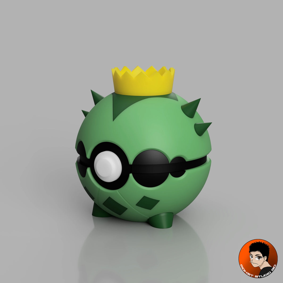 #0331 Cacnea - Pokémon handmade 3D printed collector's item