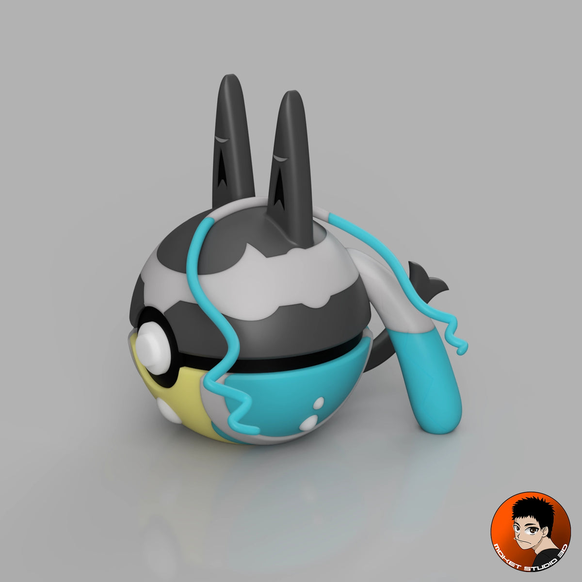 #0448 Mega-Lucario Z -Collectible Pokémon decorative object handmade in 3D print