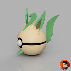 #0470 Phyllali - Objet déco collector Pokémon fait main en impression 3D