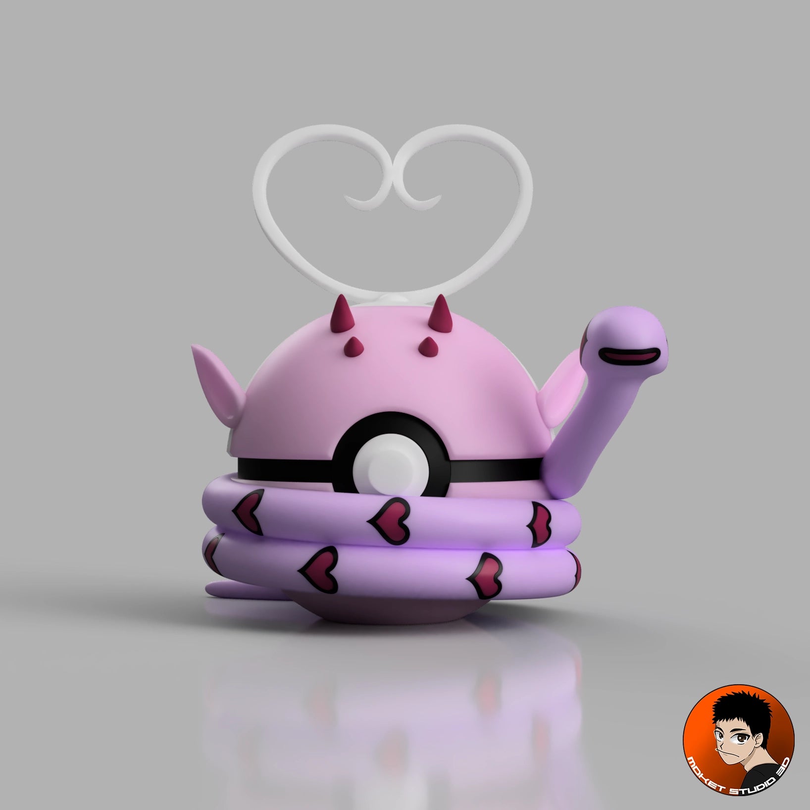 #0905 Amovénus - Objet déco collector Pokémon fait main en impression 3D