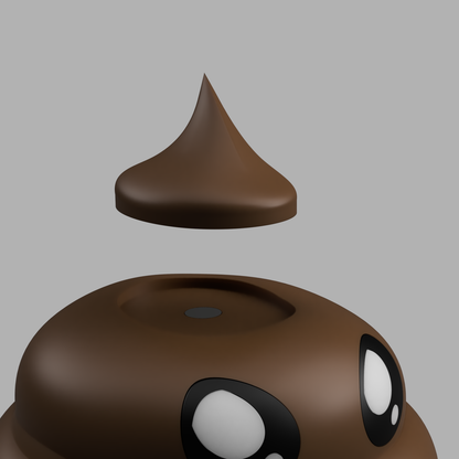 MS3D Ball Caca Kawaii Mèche Aimantée seule – Customisez votre Cacou !