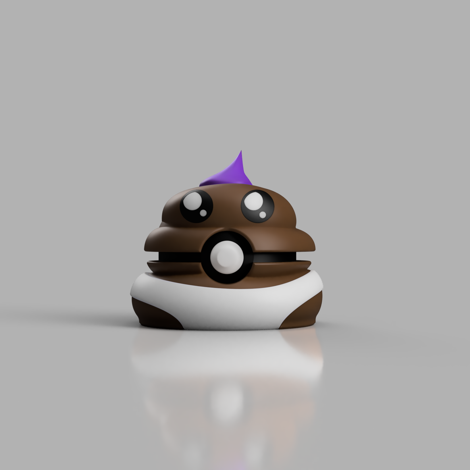 MS3D Ball Caca Kawaii avec Coiffure Aimantée – L’adorable touche décalée de votre collection !