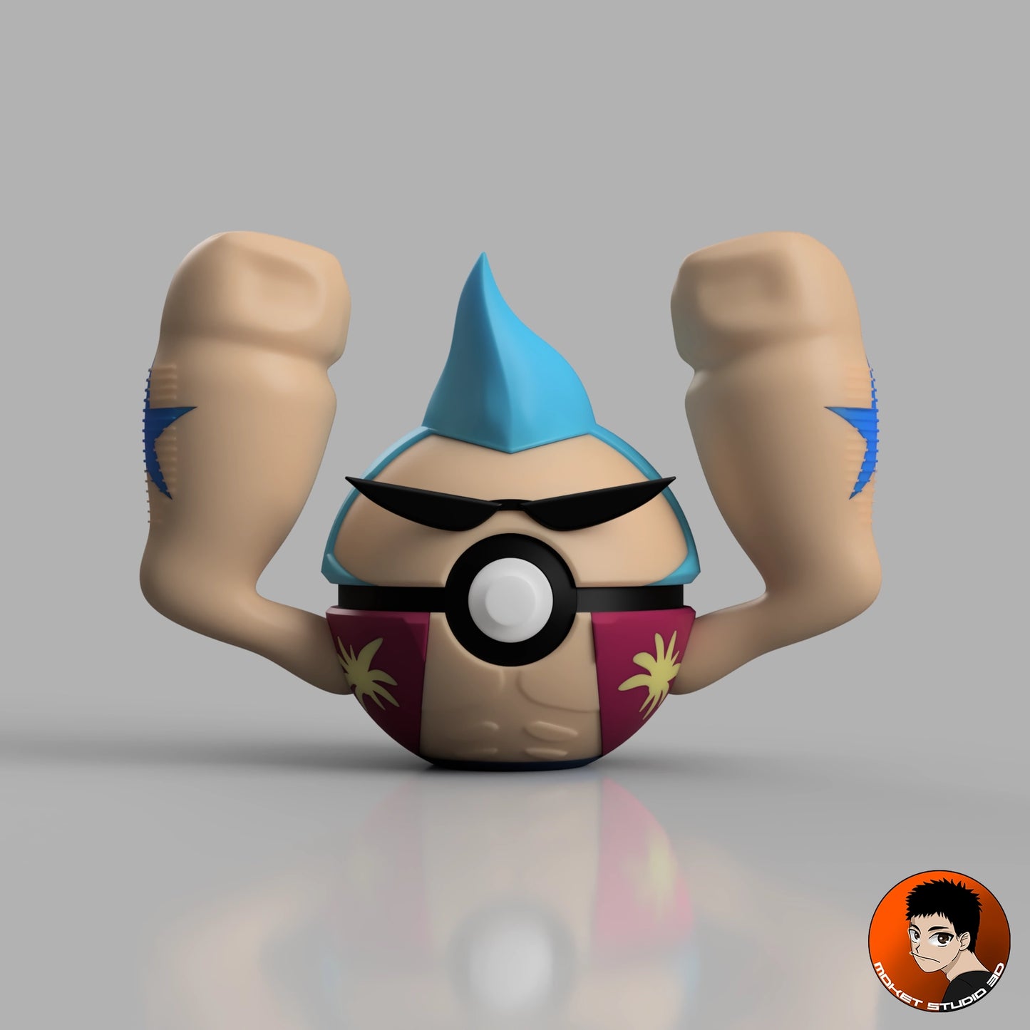 MS3D Ball Franky – One Piece 🔧💪