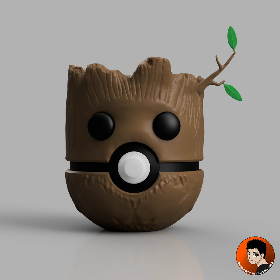 MS3D Ball Porte-clés Groot – “I am Groot !”