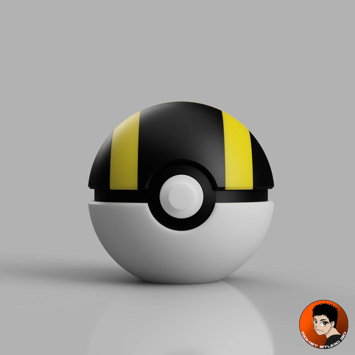 Hyper Ball - Handmade Pokémon Collector's Decorative Item in 3D Print