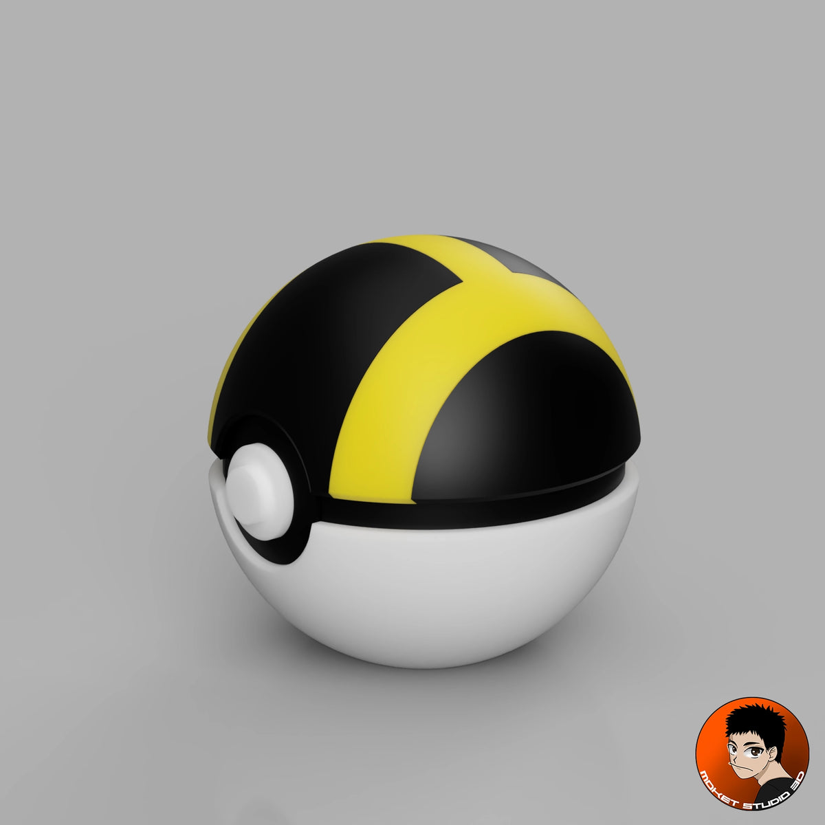 Hyper Ball - Handmade Pokémon Collector's Decorative Item in 3D Print