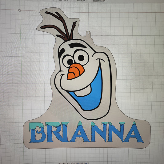 Joli cadre Prénom de Porte Personnalisé