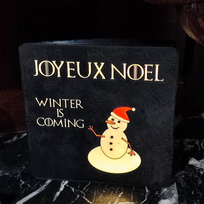 votre boîte lumineuse personnalisée 20x20 cm