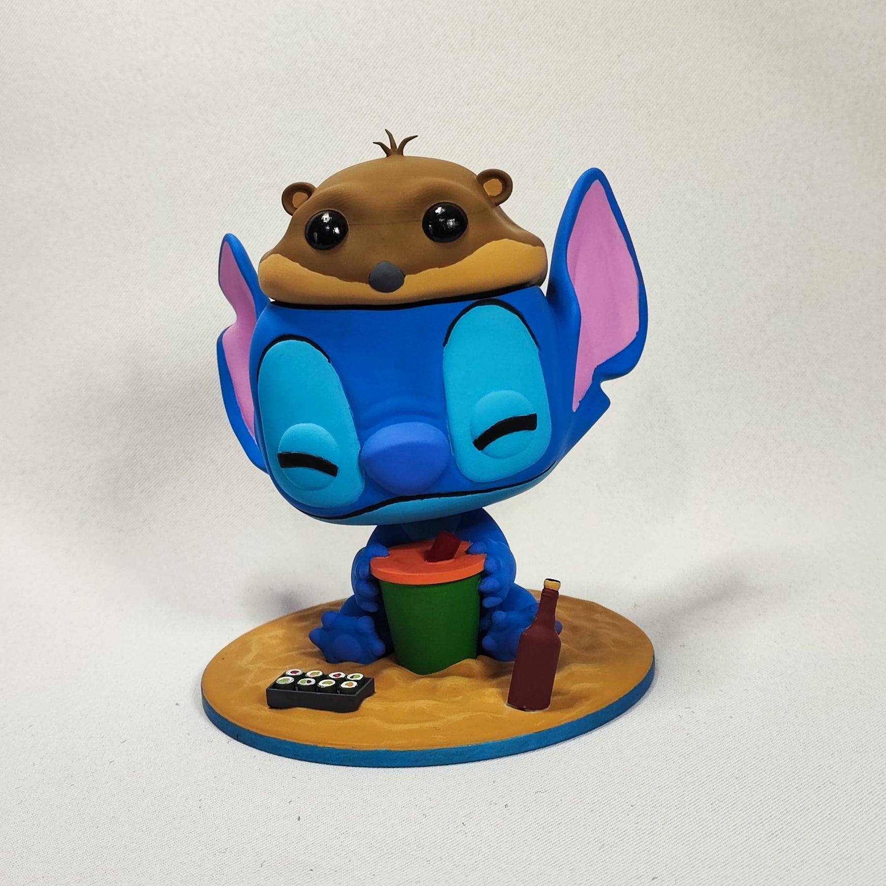 Figurine personnalisée style pop en résine