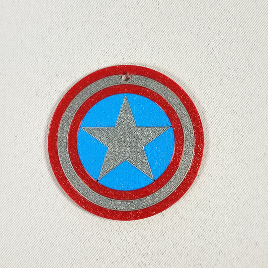 Porte-clé Bouclier de Captain America - Emportez la Force du Premier Avenger avec Vous