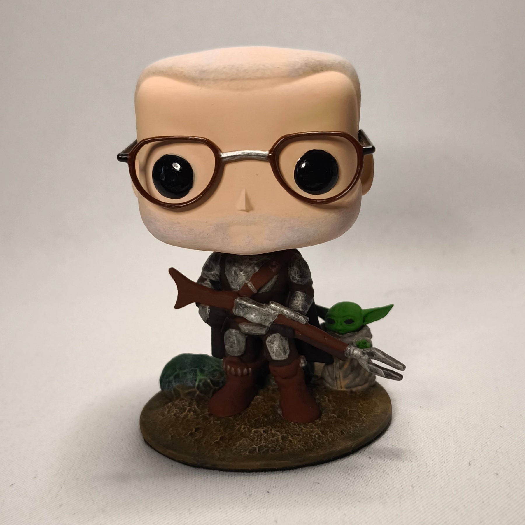 Figurine personnalisée style pop en résine