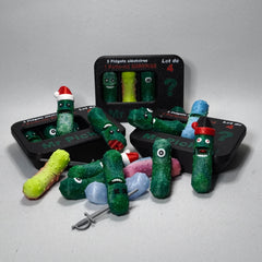 Pack de 4 Porte-clés Fidget Cornichons "Mr. Pickles" en PLA - Plus de Fun à Partager !