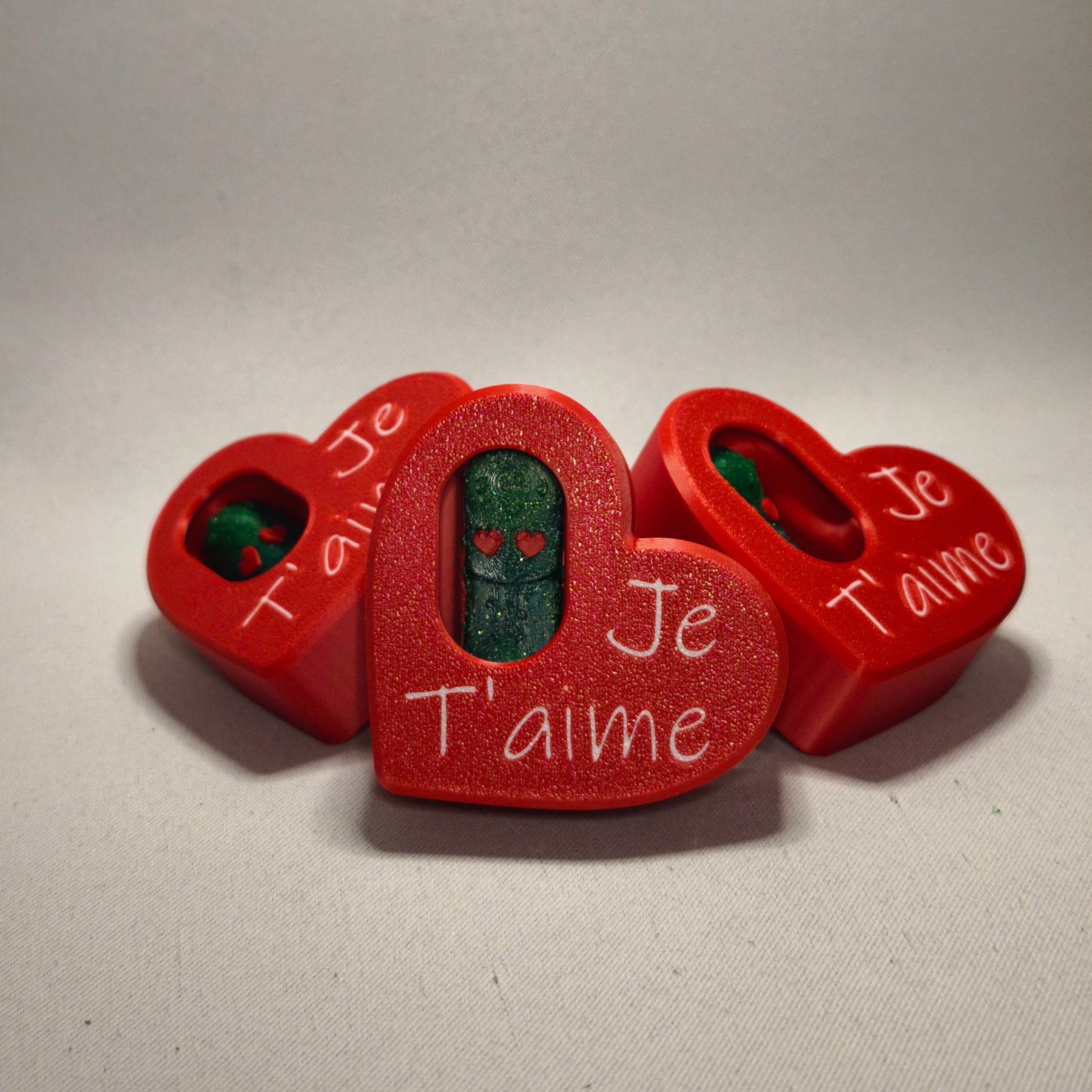 Porte-clé Fidget Cornichons "Mr. Pickles" en PLA - Spécial Saint-Valentin