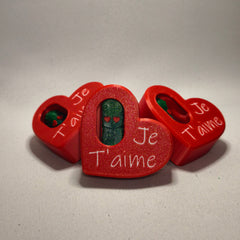 Porte-clé Fidget Cornichons "Mr. Pickles" en PLA - Spécial Saint-Valentin