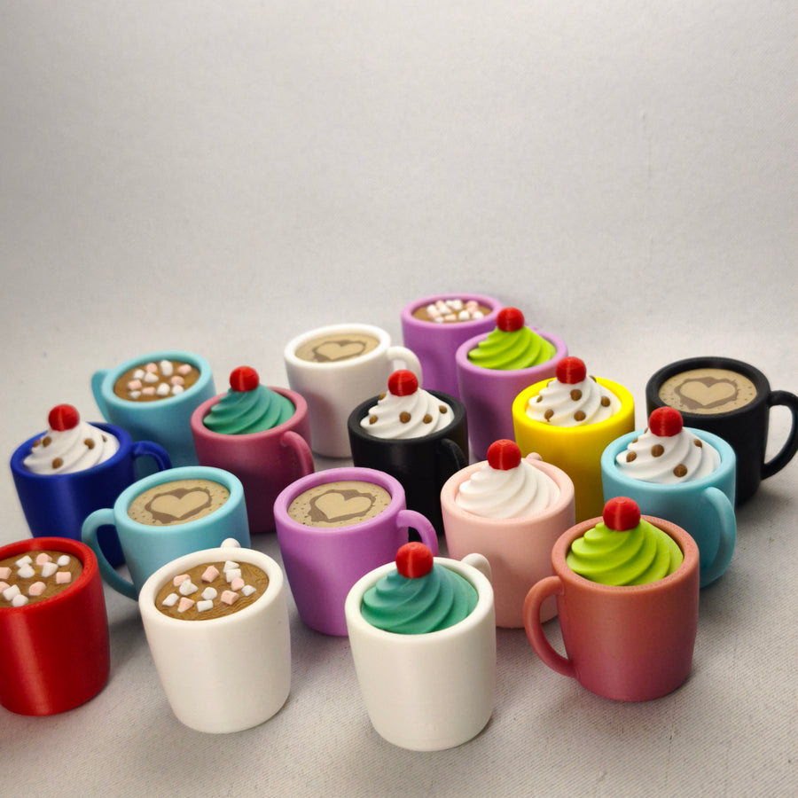 Porte-clé Tasse Anti-Stress - Personnalisez Votre Moment de Détente !