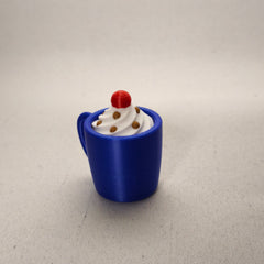 Porte-clé Tasse Anti-Stress - Personnalisez Votre Moment de Détente !