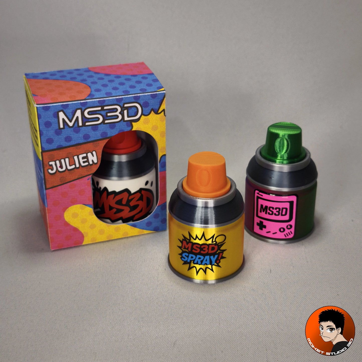 Bombe de Peinture Personnalisée – Votre Nom, Surnom ou Logo