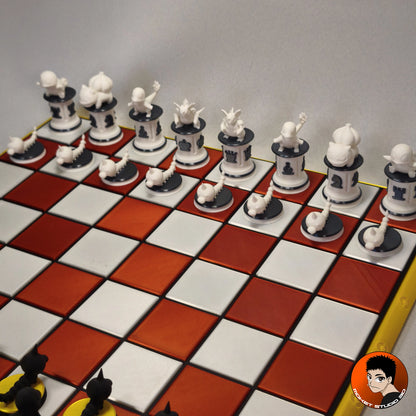 Set de pièces d’Échecs Pokémon – 16 pièces personnalisables