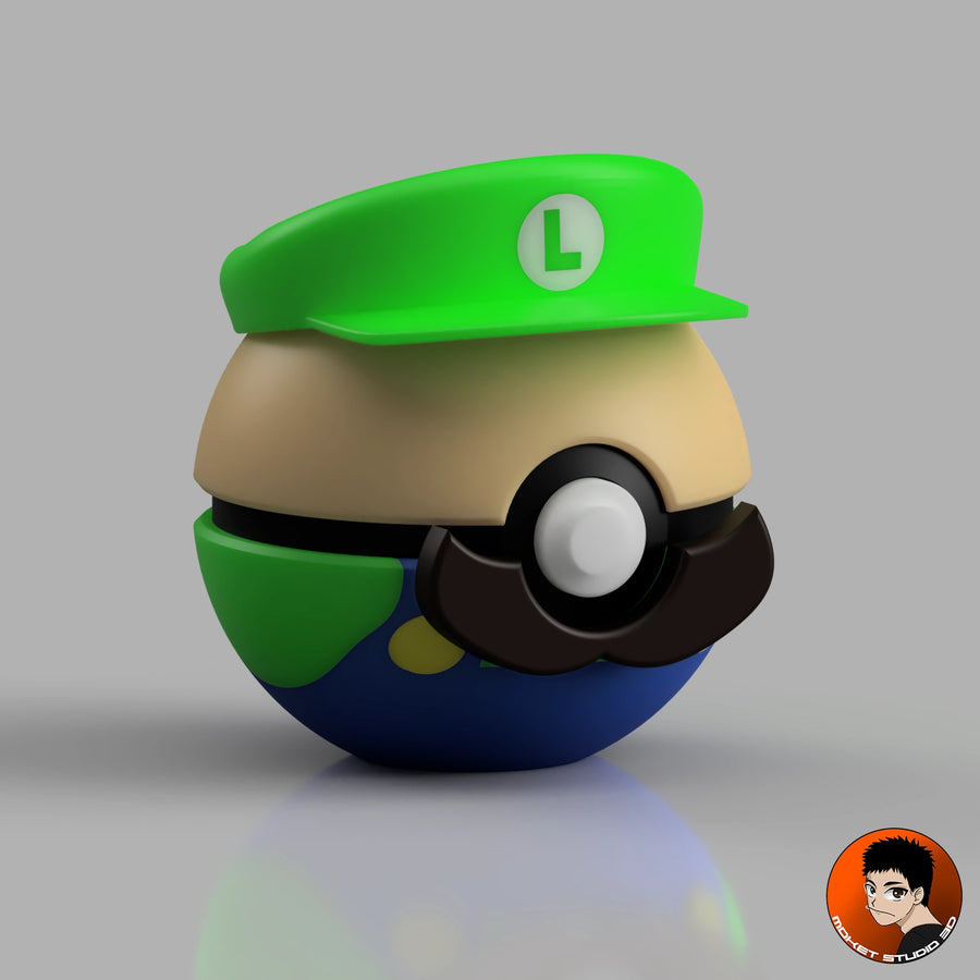 MS3D Ball porte-clé Luigi – Attrapez-les Tous avec le Style du Frère du Plombier ! 🍄💚